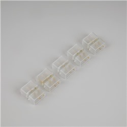 Набор коннекторов Luazon Lighting для гибкого неона 10×20 мм, 5 штук