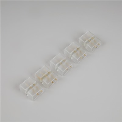 Набор коннекторов Luazon Lighting для гибкого неона 10×20 мм, 5 штук