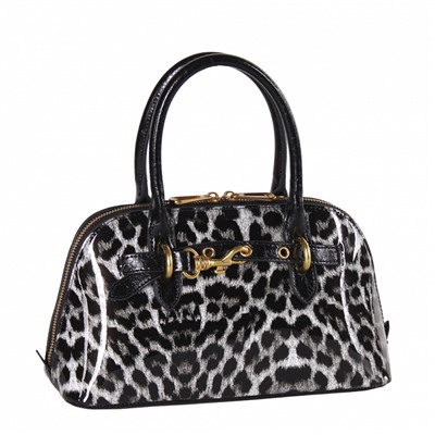 Сумка 6118Q black white Polina&Eiterou