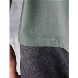 Футболка из премиального хлопка с эластаном