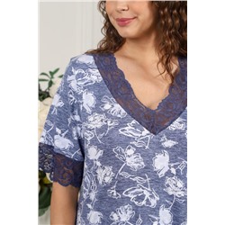 Ночная сорочка Фрезия-1 (Индиго)