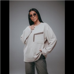 Свитшот женский Дабл (Бежевый)