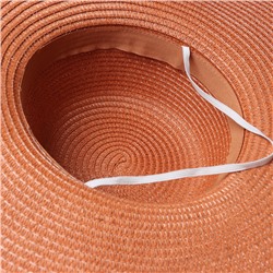 Шляпа женская цепь MINAKU, красная, размер 58