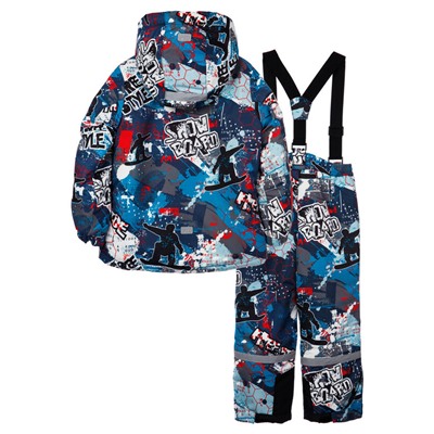 Комплект текстильный с полиуретановым покрытием для мальчиков: куртка, полукомбинезон