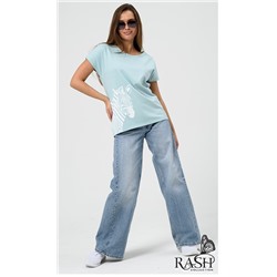 Футболка "Зебра" ментол