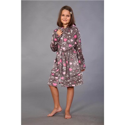 Халат "Пушинка" (Серый)