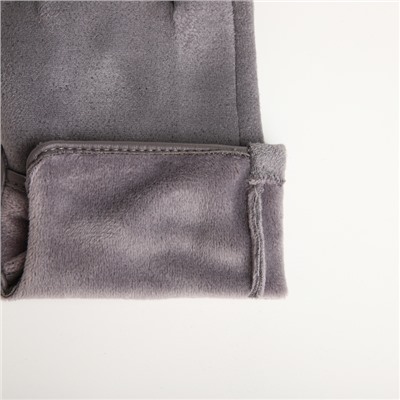 Перчатки женские, безразмерные, без утеплителя, серые