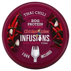 Chicken of the Sea, Infusions Wild Caught Tuna, Thai Chili,  2.8 oz (80 g)