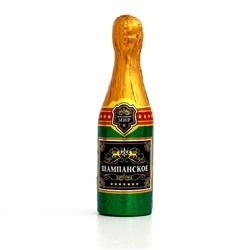 Фигурка новогодняя шоколадная «Шампанское», 120 г