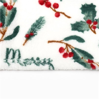 Плед «Этель» «Ветви» 150×200 см,100% п/э, корал-флис 220 г/м²