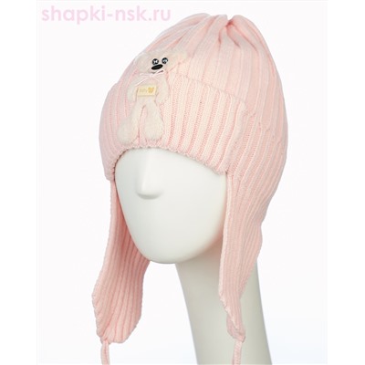 01-29-R Ушанка для девочки флис (48-52)