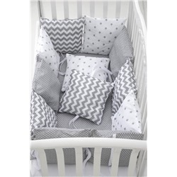 Набор бортиков для новорожденного (одеяло+12 подушек)