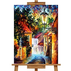 Набор для рисования "Картина по номерам 40х50 см. Вечерняя улочка"