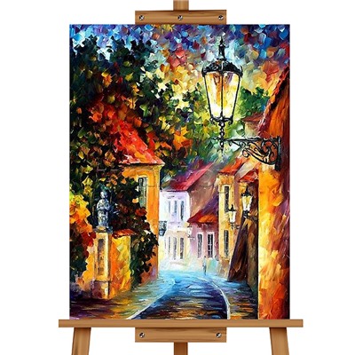 Набор для рисования "Картина по номерам 40х50 см. Вечерняя улочка"