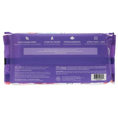 The Honest Company, Plant-Based Wipes, Rose Blossom, 72 Wipes