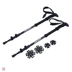 Палки трекинговые, 61-135см, ABS, алюминий 7075, чехол