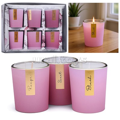 Набор свечей "Арома" (6шт.) в коробке