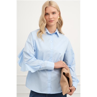 Женская нарядная рубашка с длинным рукавом Happyfox