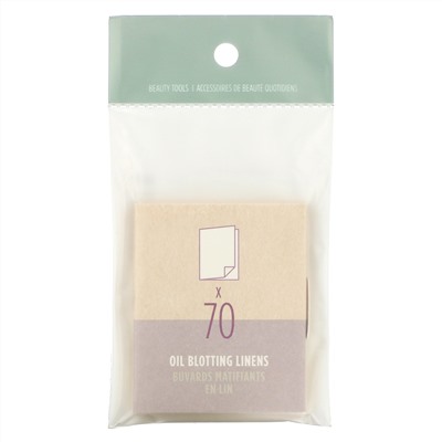 The Face Shop, Oil Blotting Linens, 70 Sheets