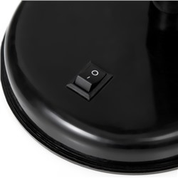 Лампа настольная Е27, с выкл. (220 В) черная (203 В) RISALUX