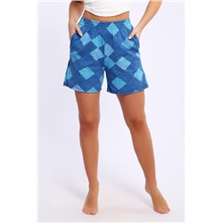 Шорты 21034 (Ромбы/синий)