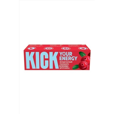 Батончик "KICK energy" рис. шарики, клюква, брусника 35г ЭКОПРОДУКТЫ, 1188771