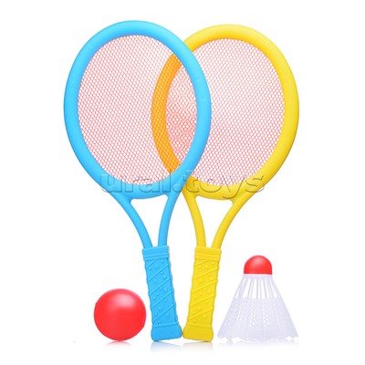 Набор игровых ракеток (2 ракетки. волан, мяч)