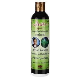 Jinda Herbs Натуральный травяной шампунь от выпадения волос, 250 мл