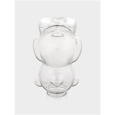 Стакан с трубочкой ToyBear, 340 мл, 9×14 см, стекло, прозрачный