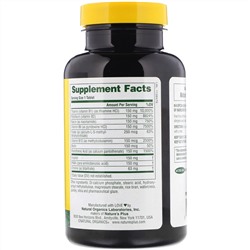 Nature's Plus, Mega B-150, сбалансированный комплекс витаминов B, 90 таблеток