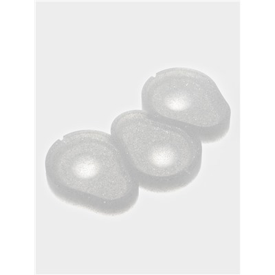 Форма для леденцов «Авокадо», силикон, 3 ячейки, 6×5.5 см, прозрачная