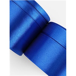 Атласная лента, набор 5 шт., 6/10/20/40/50 мм, 23±1 м, синяя №40