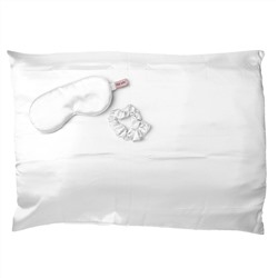 Kitsch, The Satin Sleep Set, Ivory, 3 Piece Set