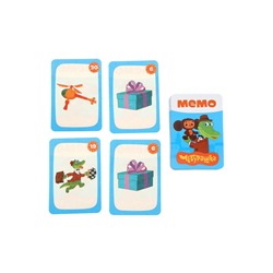 Настольная игра МЕМО «Чебурашка», 50 карточек