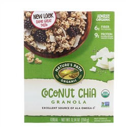Nature's Path, Органическая гранола с кокосом и чиа, 350 г (12.34 oz)