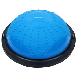 УЦЕНКА Полусфера BOSU гимнастическая ONLYTOP, массажная, с насосом, 46×20 см, синяя