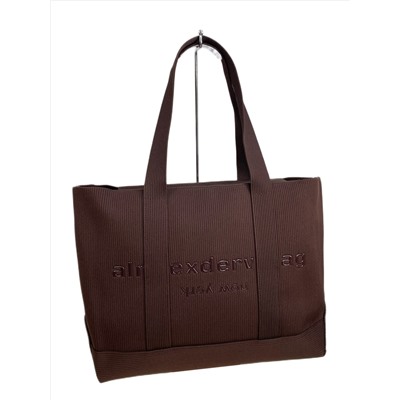 Женская сумка из текстиля, цвет кофе