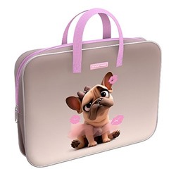 Папка  А4+ на молнии с ручками 64983 Frenchie ErichKrause