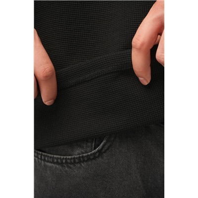 Мужской лонгслив на пуговицах Happyfox