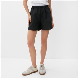 Шорты женские MINAKU: Basic line, чёрные, размер 44