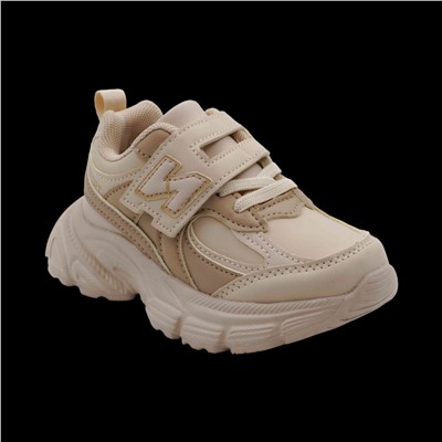 Кроссовки В878-11 бежевые