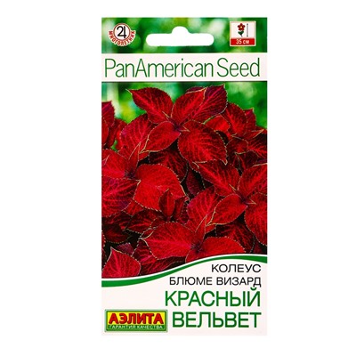 Семена цветов Колеус блюме Красный вельвет Мн Спецсерия PanAmerican, Ц/П,5 шт.
