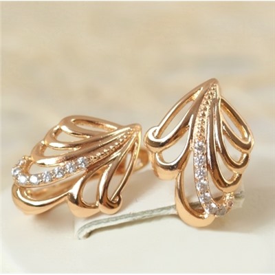 Серьги позолота H01-15353