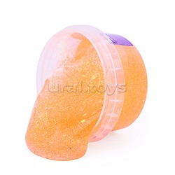 Слайм Пегас, битое стекло оранжевый  200 гр.