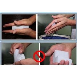 Меламиновая супер чудо губка, Набор 2шт для удаления пятен 9х6х3см