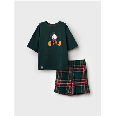 Комплект для мальчиков: фуфайка (футболка) трикотажная, шорты текстильные