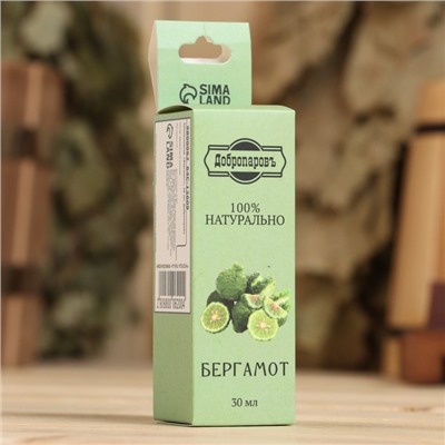 Эфирное масло «Бергамот», 30 мл, Добропаровъ