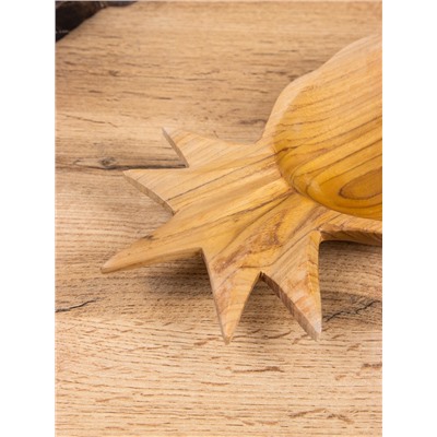 Блюдо «Ананас», 26×14×4.5 см, тиковое дерево