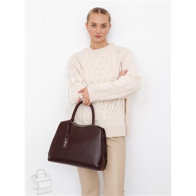 Сумка женская кожаная 9844Y d.purple Polina&Eiterou  в Новосибирске