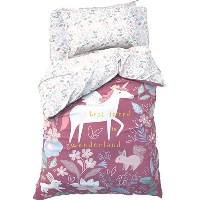 Постельное бельё 1.5-спальное «Этель» Wonderland, бязь